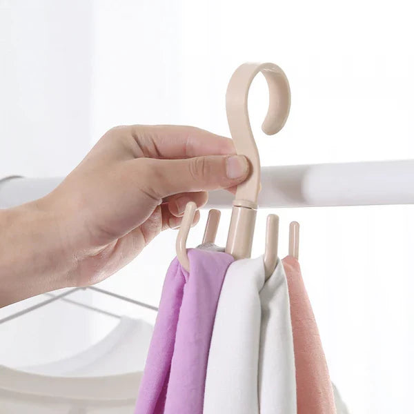 Rotating Closet Hanger Hook (5pcs)