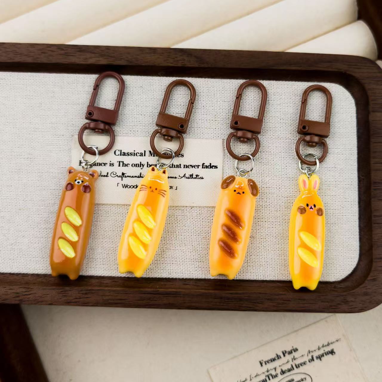 Cute Bread Keychain (Random one)