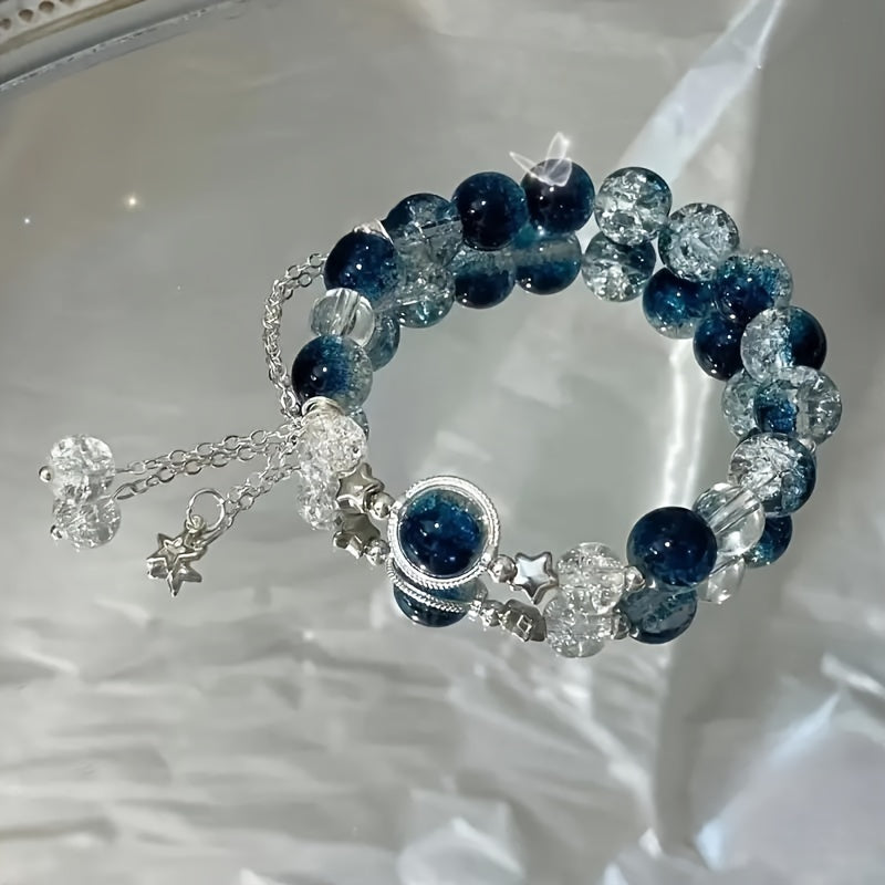 Star Charm Blue Bracelet
