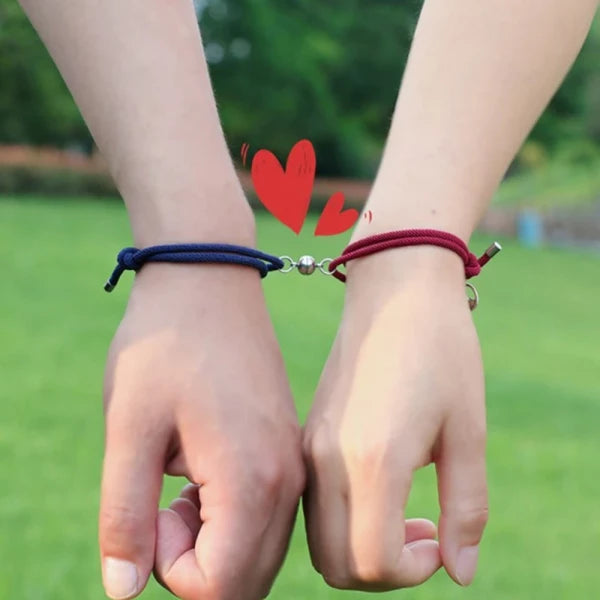 Matching Magnetic Love Couple Bracelet(one set)