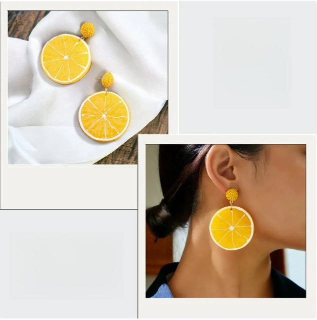Acrylic Fruit Earrings