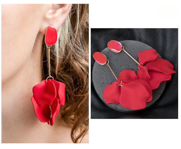 Petal Drop Earrings
