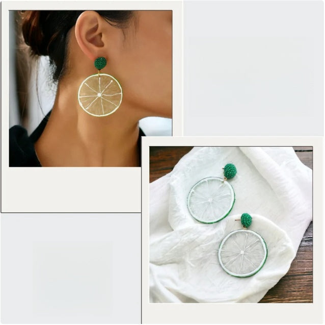 Acrylic Fruit Earrings