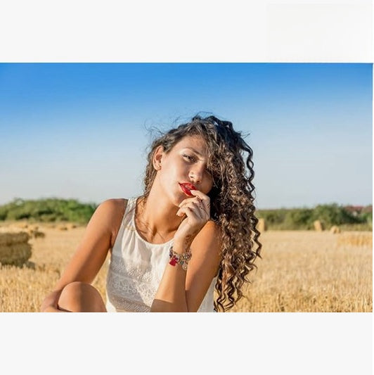 4PCs Bohemia tree of life charm beaded bracelet