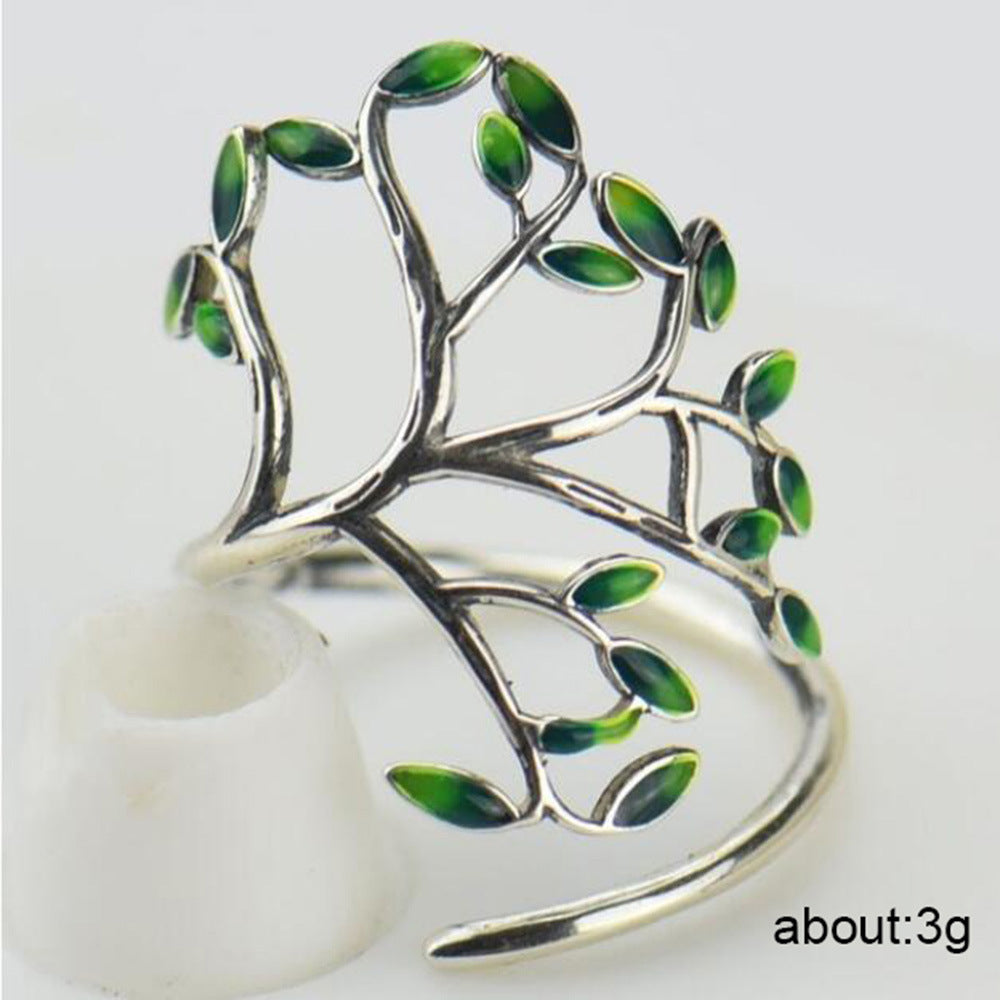 Fashion Olive Tree Ring