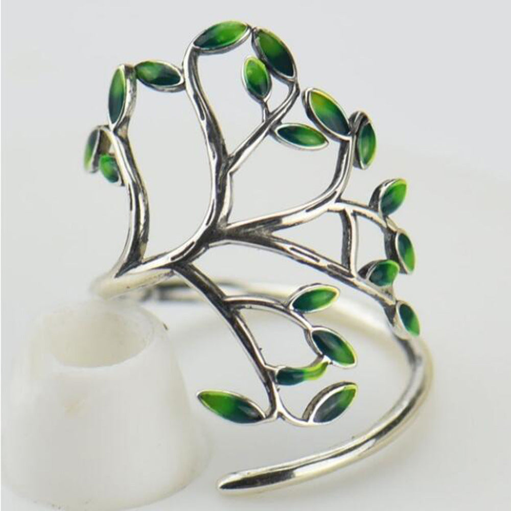 Fashion Olive Tree Ring