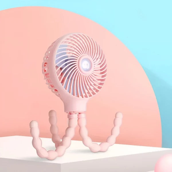 Twist & Mount Octopus Mini Fan