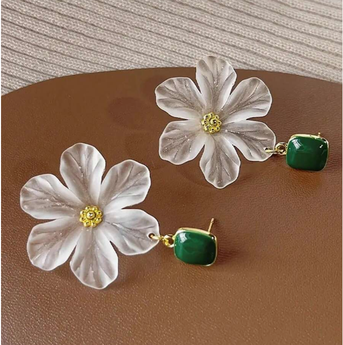 Bohemia Romantic Camellia Flower Earrings