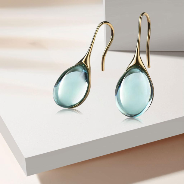 Natural Stone Hook Dangle Earrings