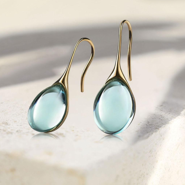 Natural Stone Hook Dangle Earrings