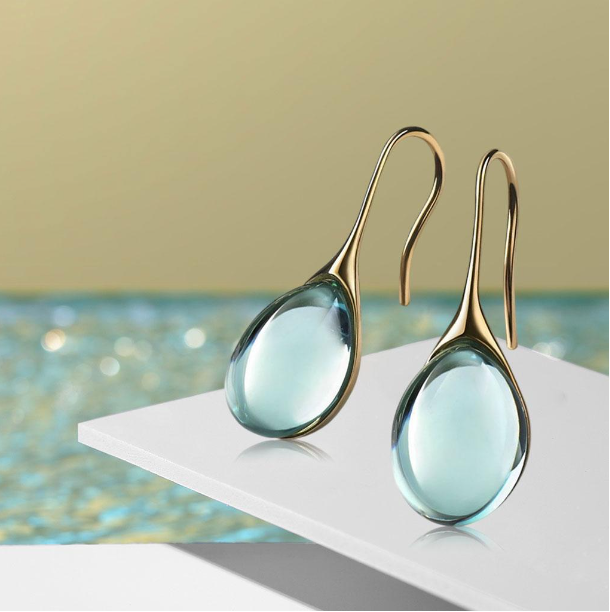 Natural Stone Hook Dangle Earrings