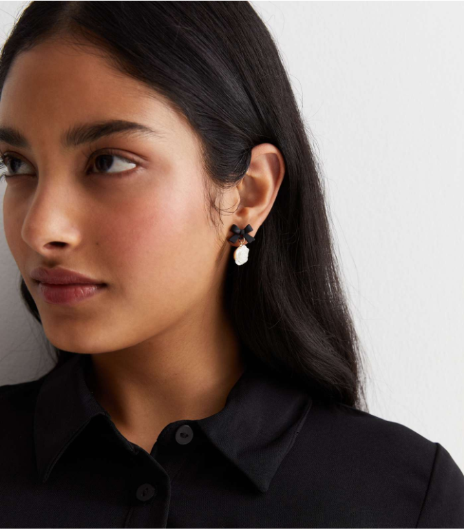 Camellia Bow Earrings