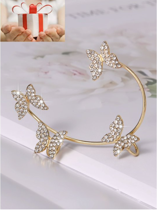 Butterfly Non Pierced Clip On Earrings