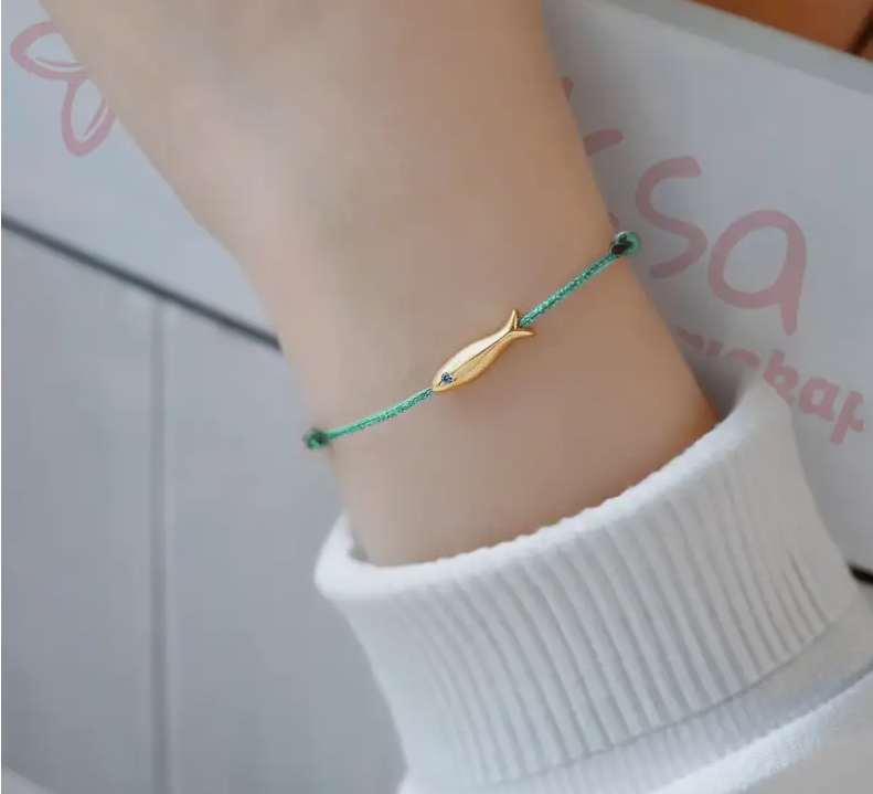 Fish Shape Adjustable Anklet