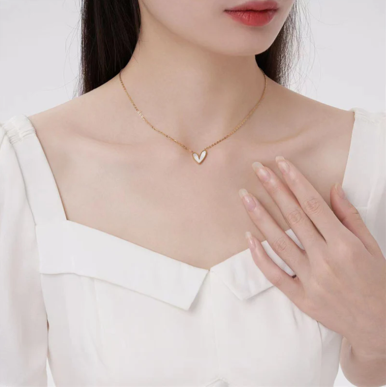 Shell Heart Necklace