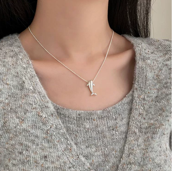 Cute dolphin necklace