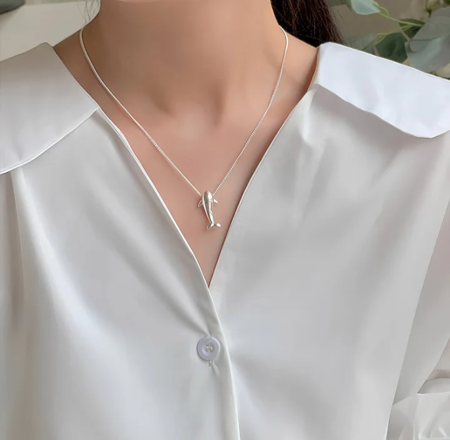 Cute dolphin necklace