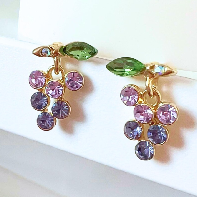 Lovely purple earrings