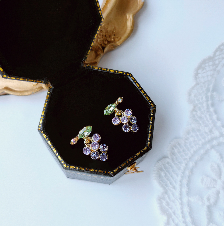 Lovely purple earrings