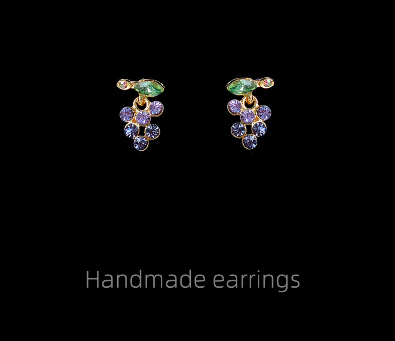 Lovely purple earrings