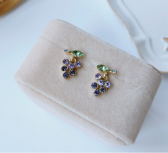 Lovely purple earrings
