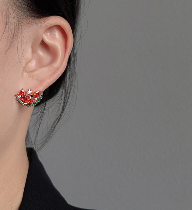 watermelon earrings
