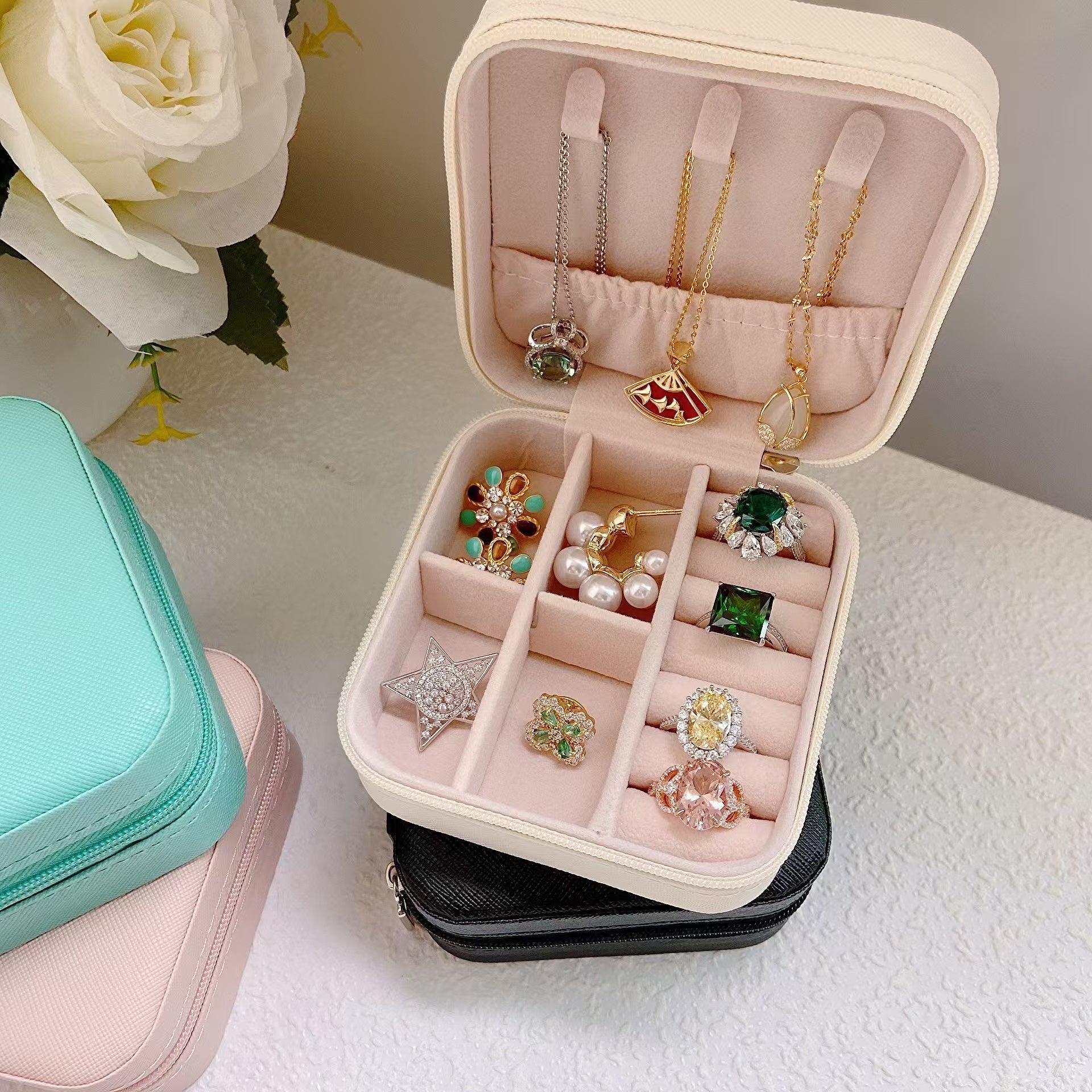 Travel Portable Jewelry storage Box