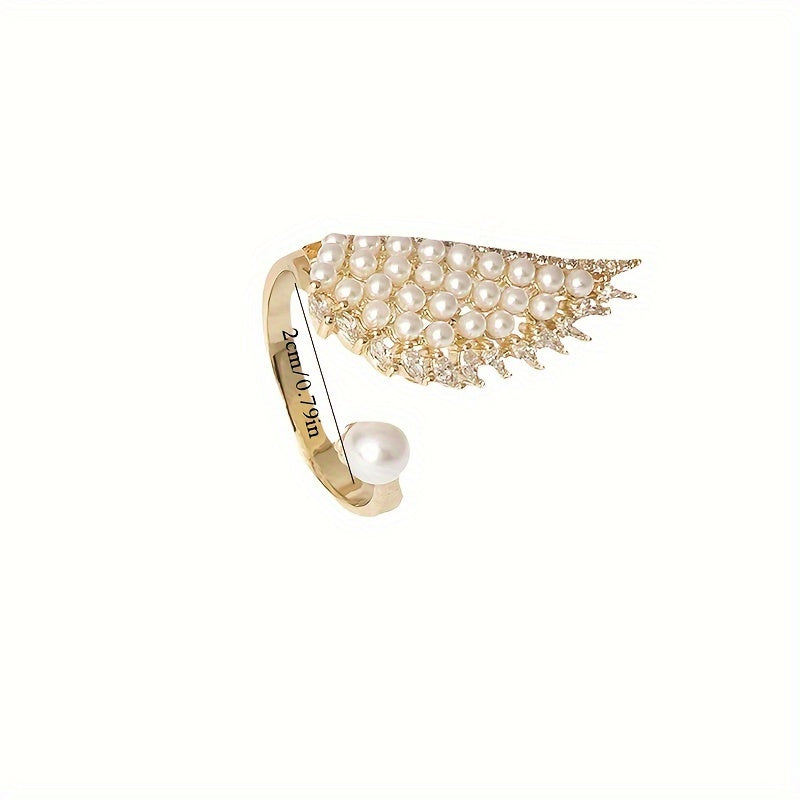 Pearl Wing Ring