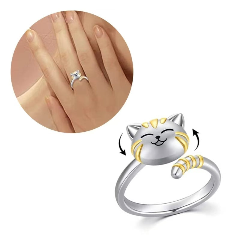 Good Luck Cat Ring