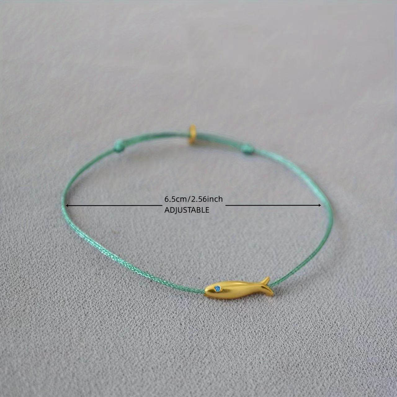 Fish Shape Adjustable Anklet