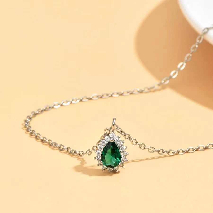 Green Zirconia Necklace