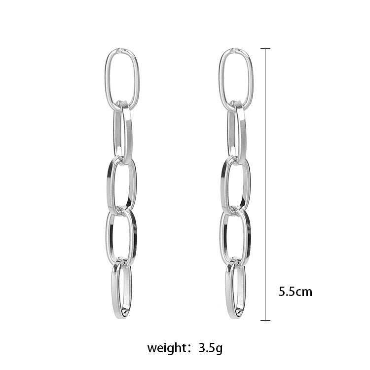 Stylish Vintage Paperclip Earrings