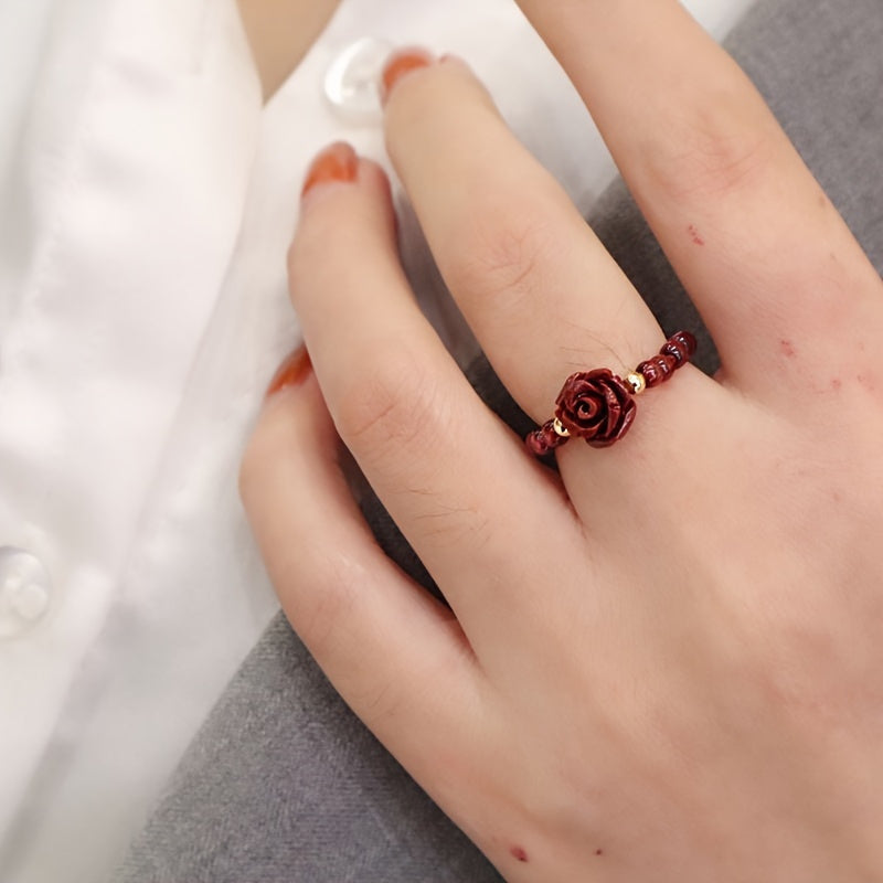 Cinnabar Rose Ring
