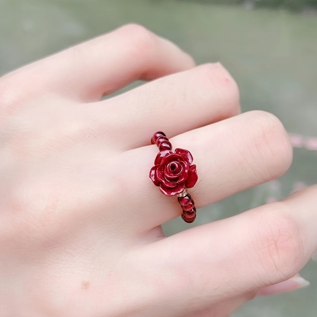 Cinnabar Rose Ring