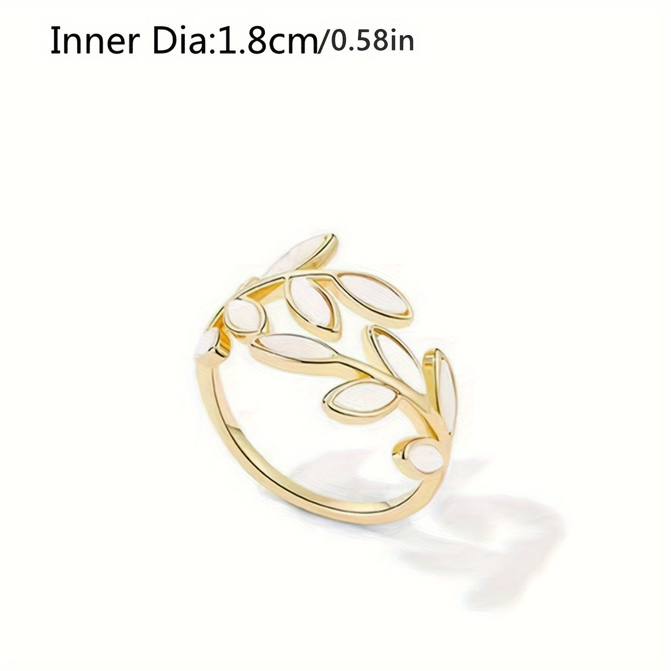 Leaf & Wheat Ear Ring