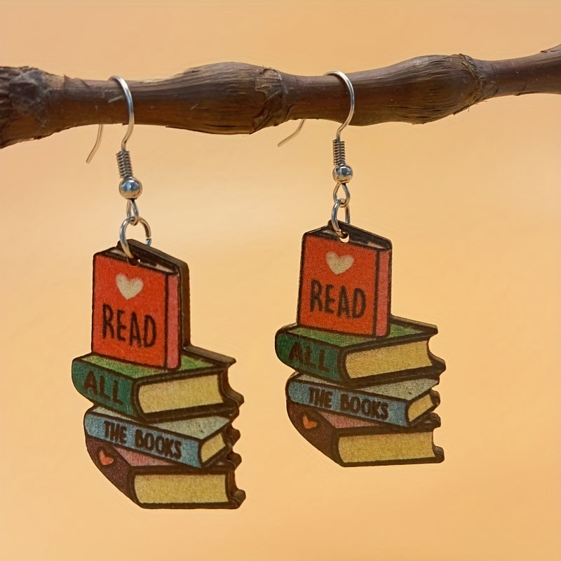 Books Earrings