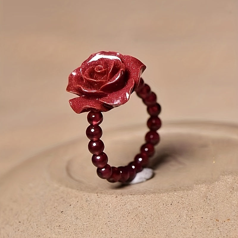 Cinnabar Rose Ring