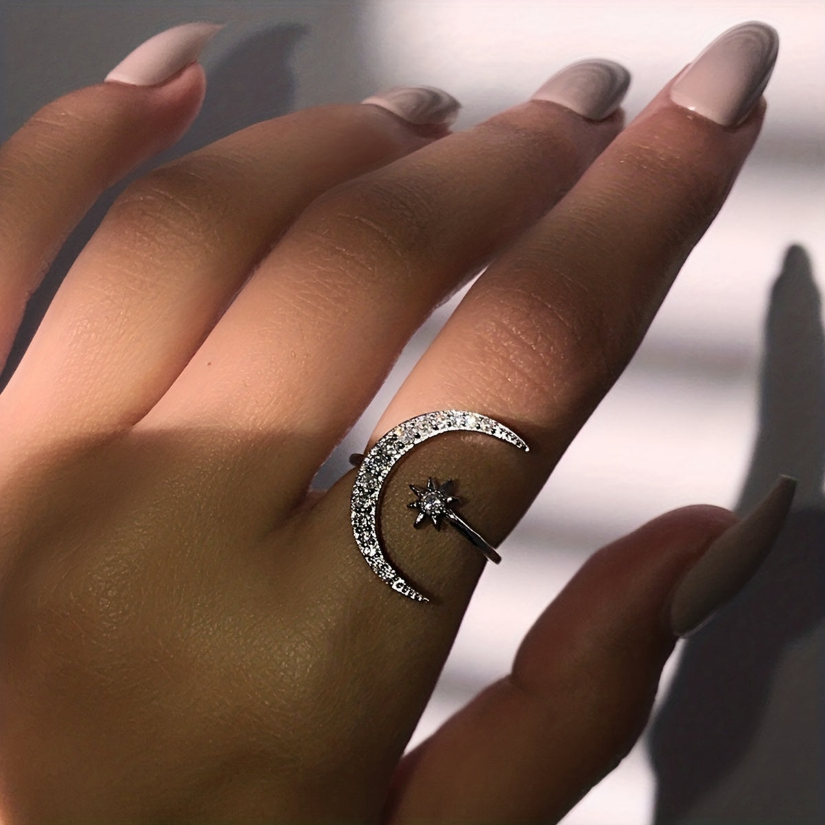 Moon And Sun Design Ring
