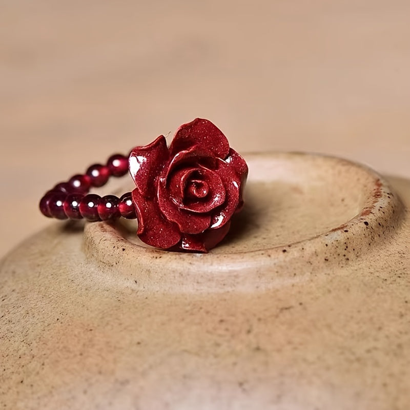 Cinnabar Rose Ring