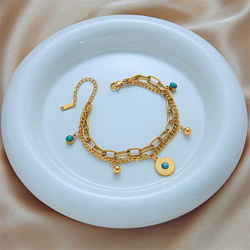 Multi-Layer Gold-Plated Bracelet