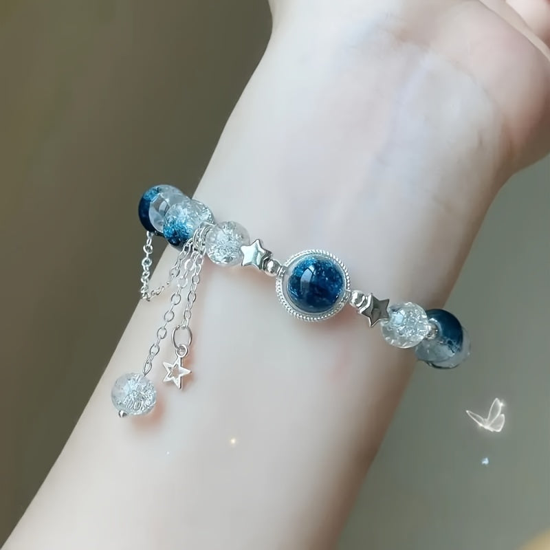 Star Charm Blue Bracelet