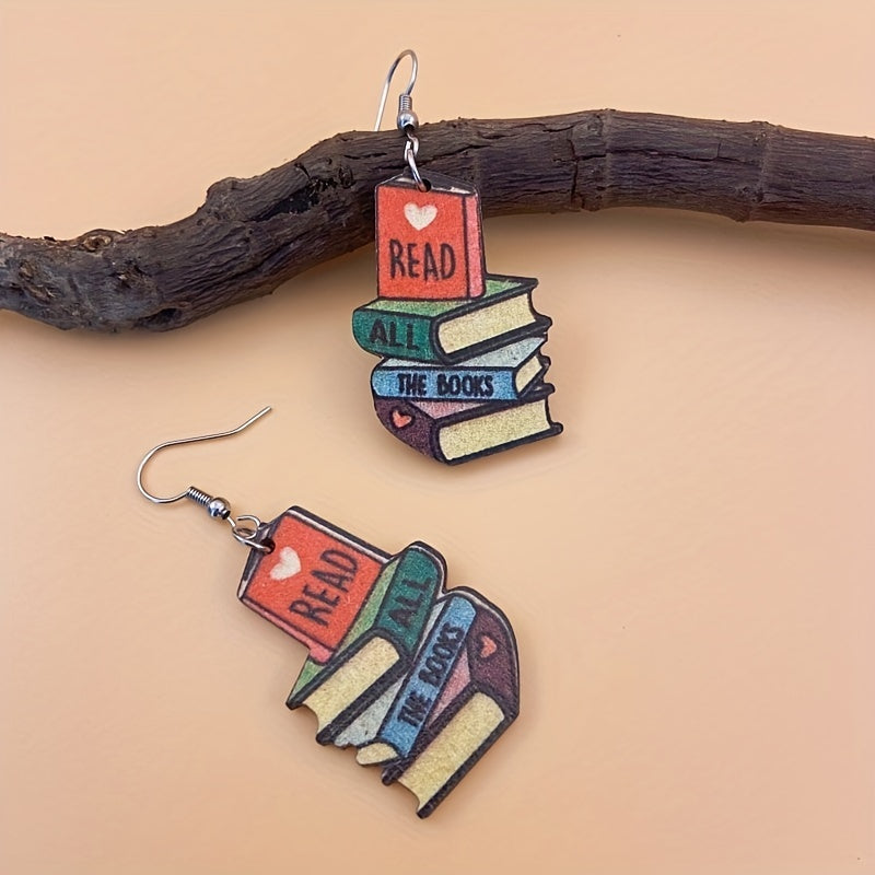 Books Earrings
