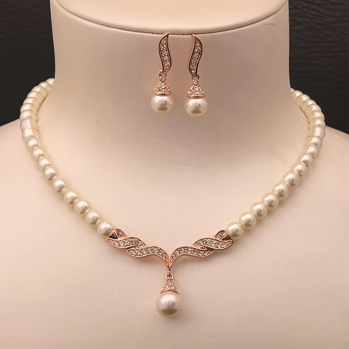 Earrings Plus Necklace Elegant Jewelry Set