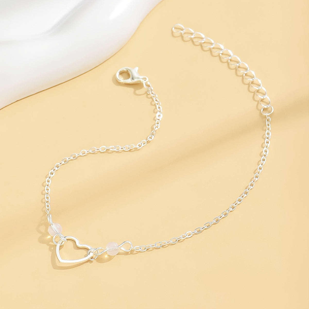 Hollow Heart Anklet