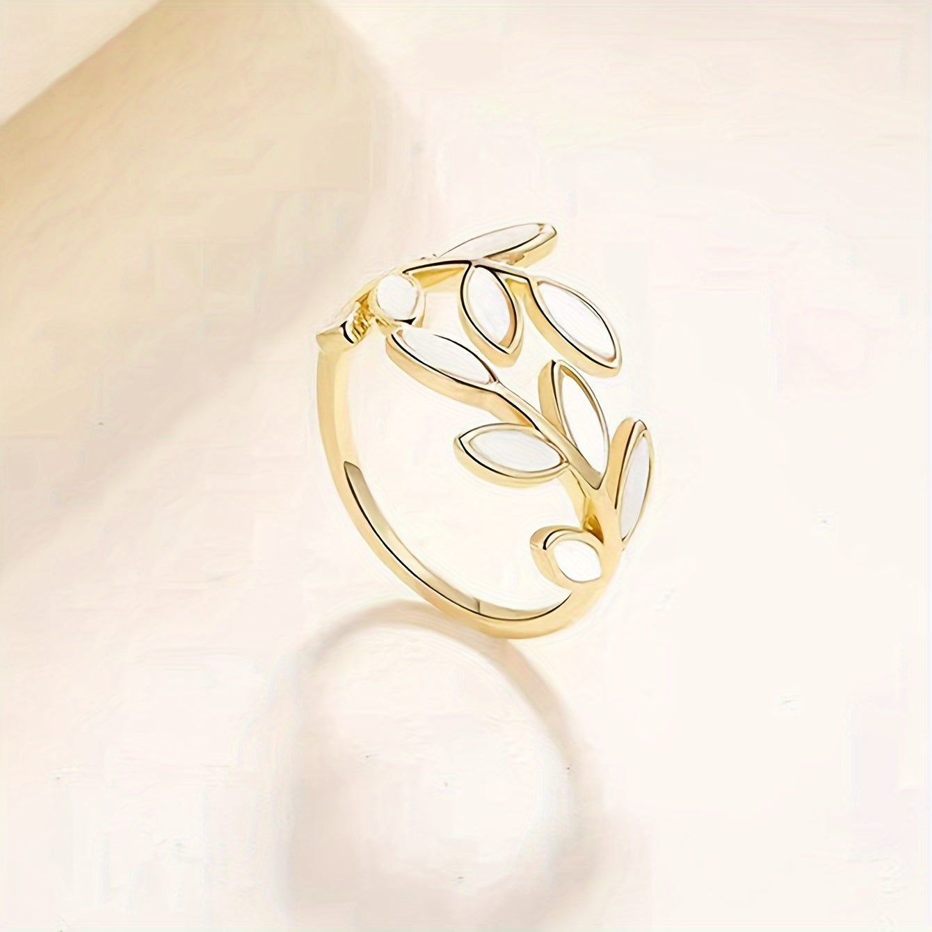 Leaf & Wheat Ear Ring