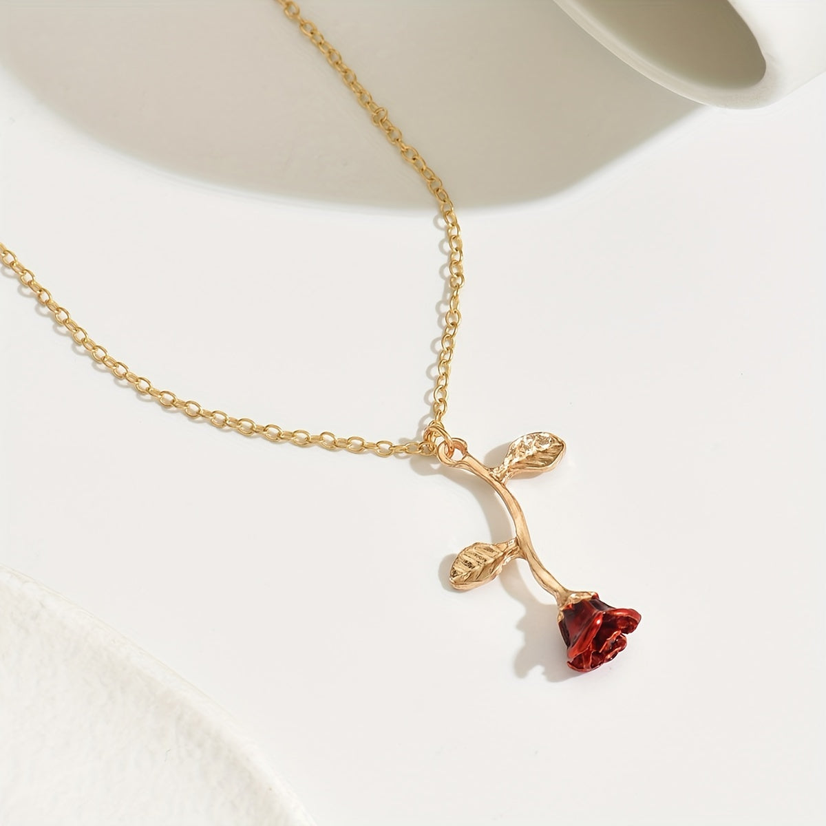 Rose Flower Necklace