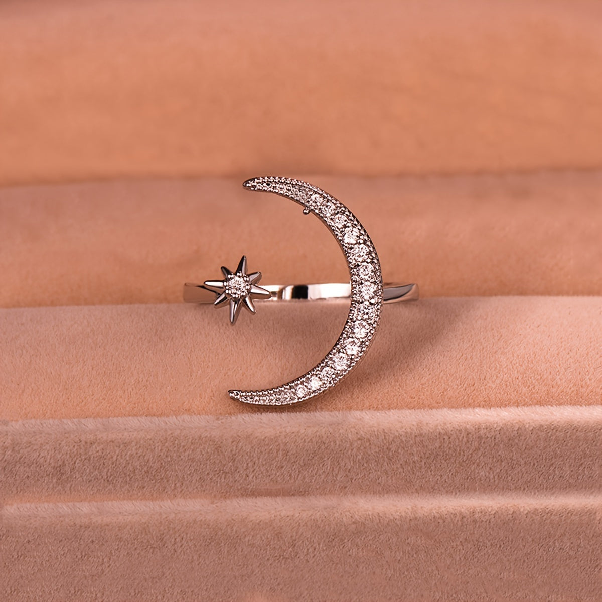 Moon And Sun Design Ring