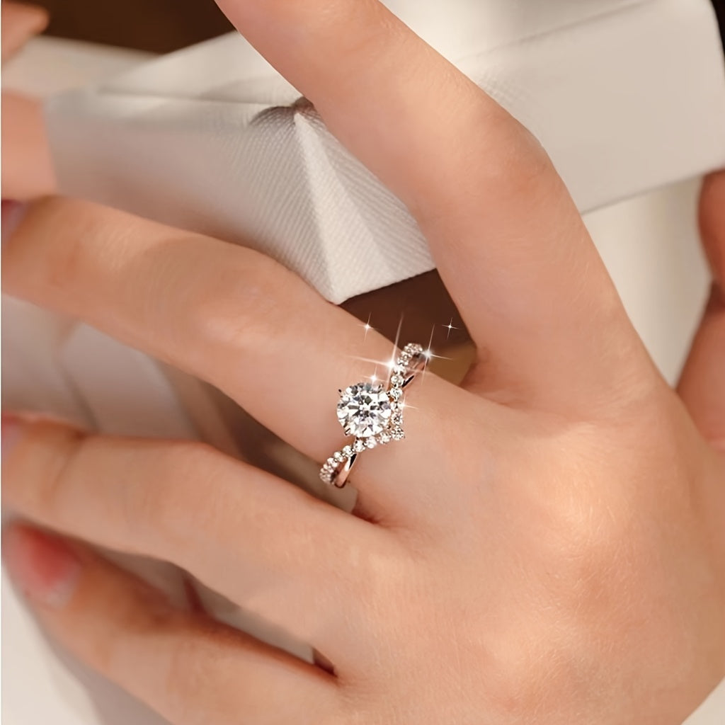 Crown Zirconia Ring