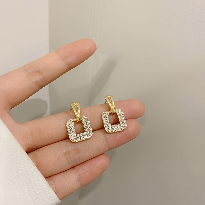 Hollow Square Earrings