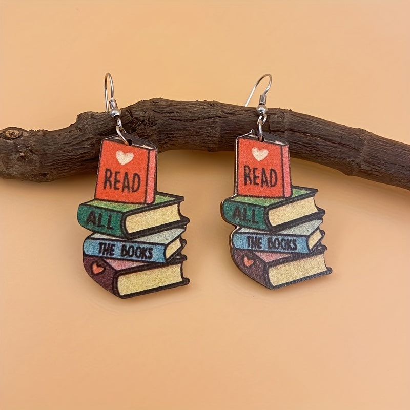 Books Earrings